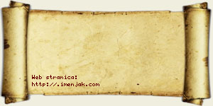 Anđela Đerić vizit kartica